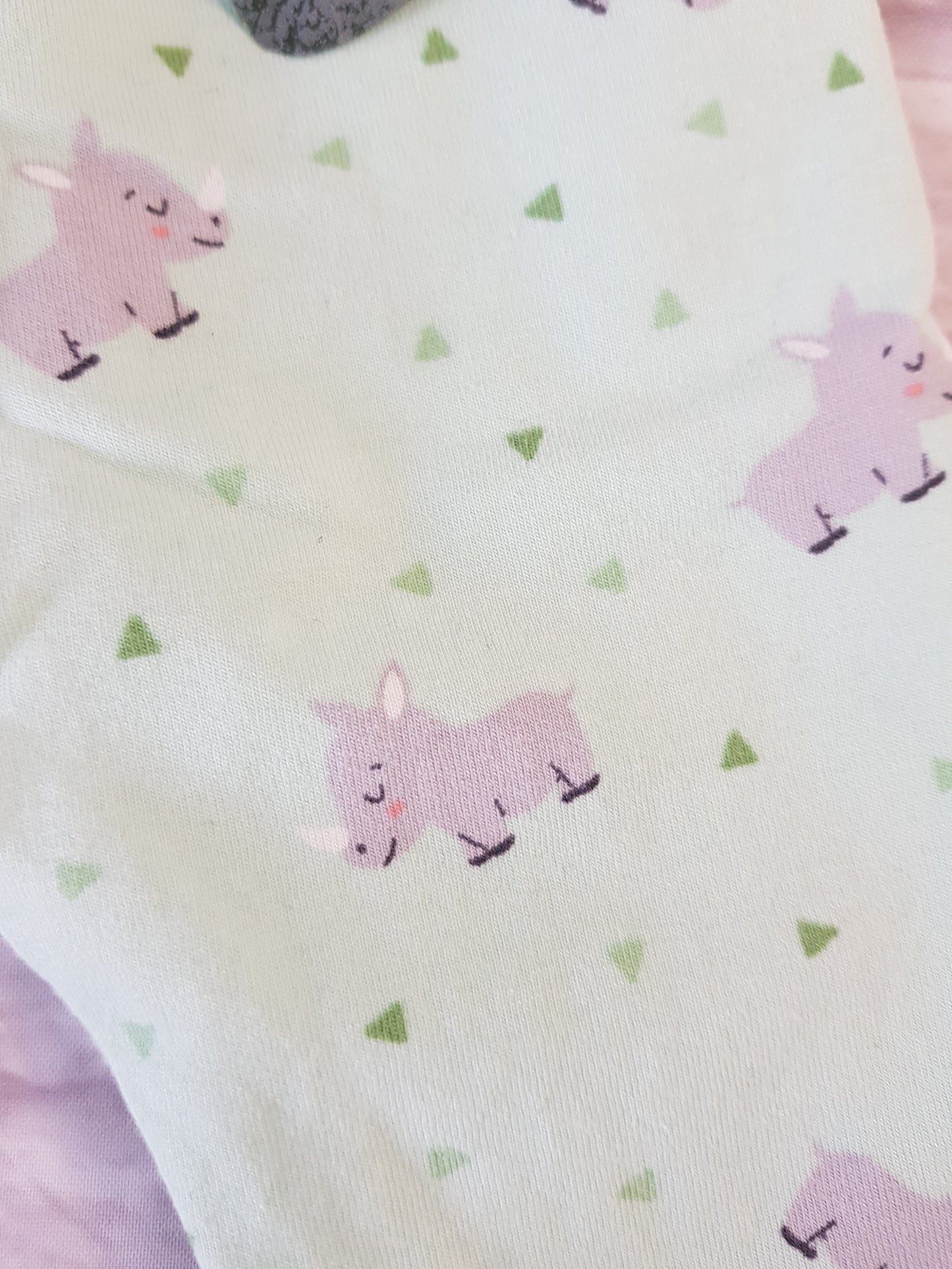 Pumphose aus Jersey mit Nashorn