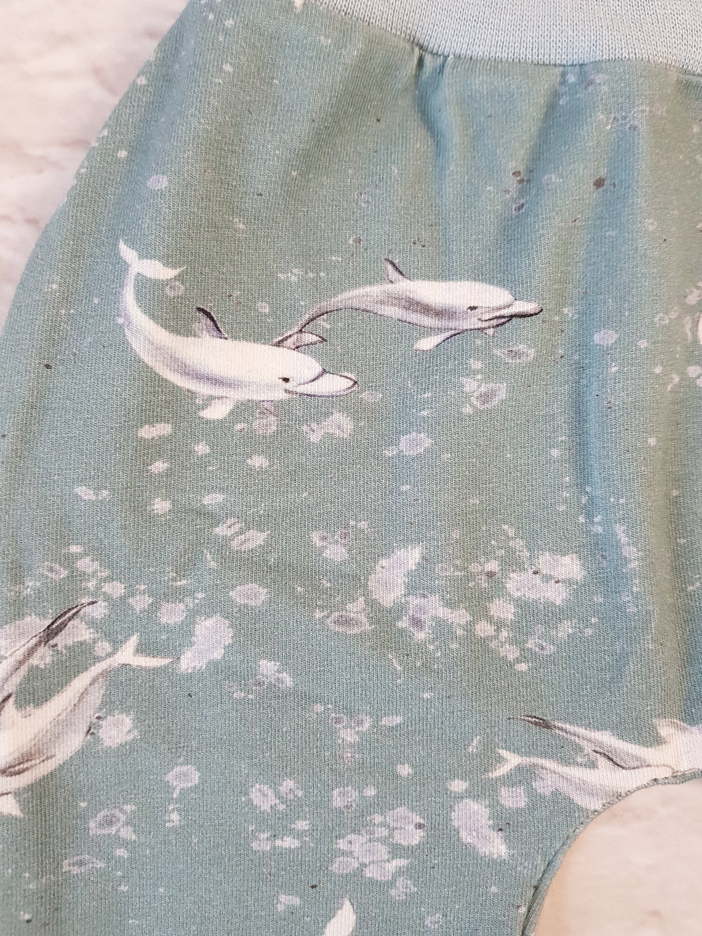 Pumphose aus Jersey mit Delfinen