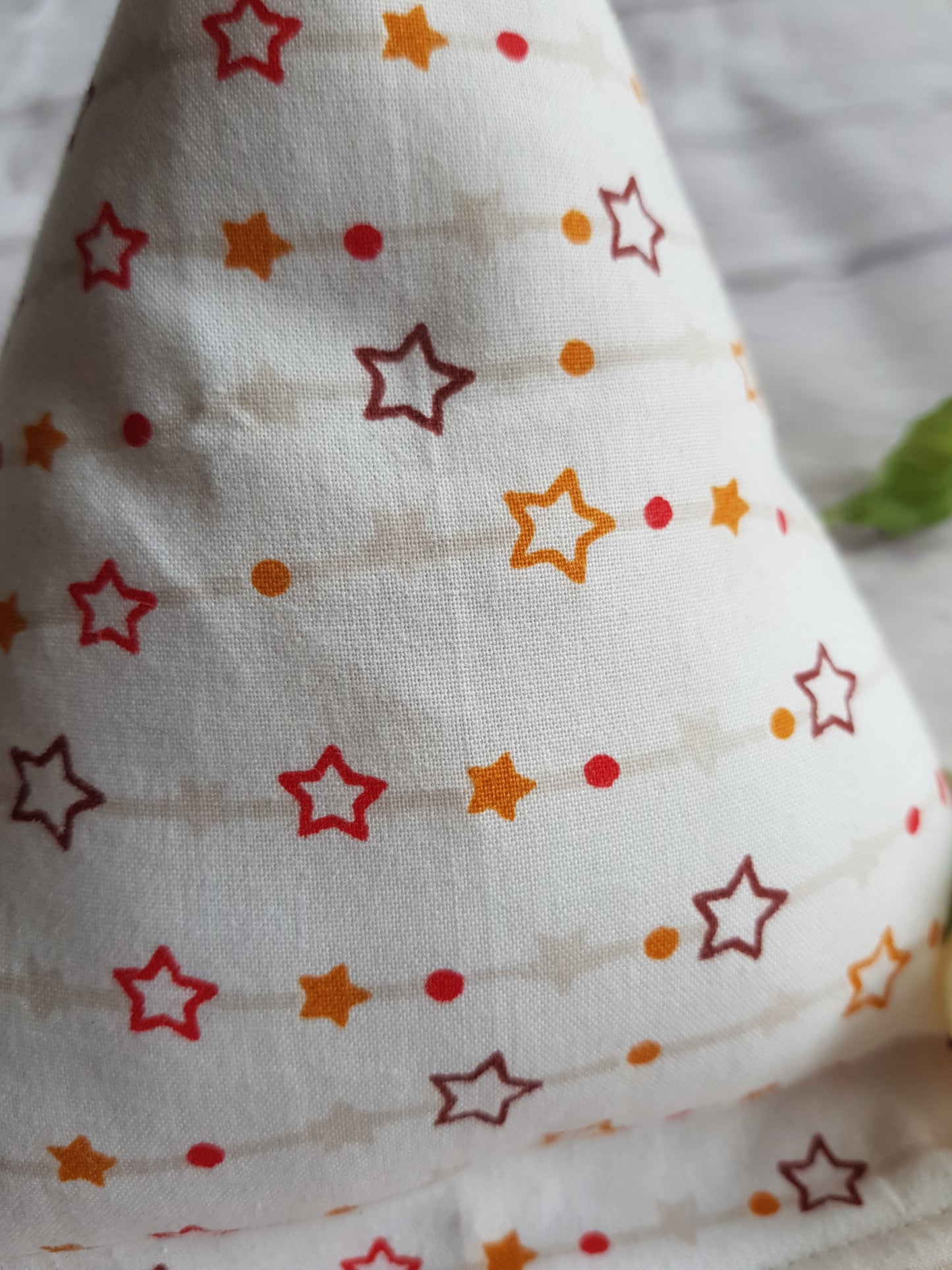 Handysitzsack weiß, Sterne