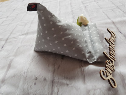 Handysitzsack grau, Sterne