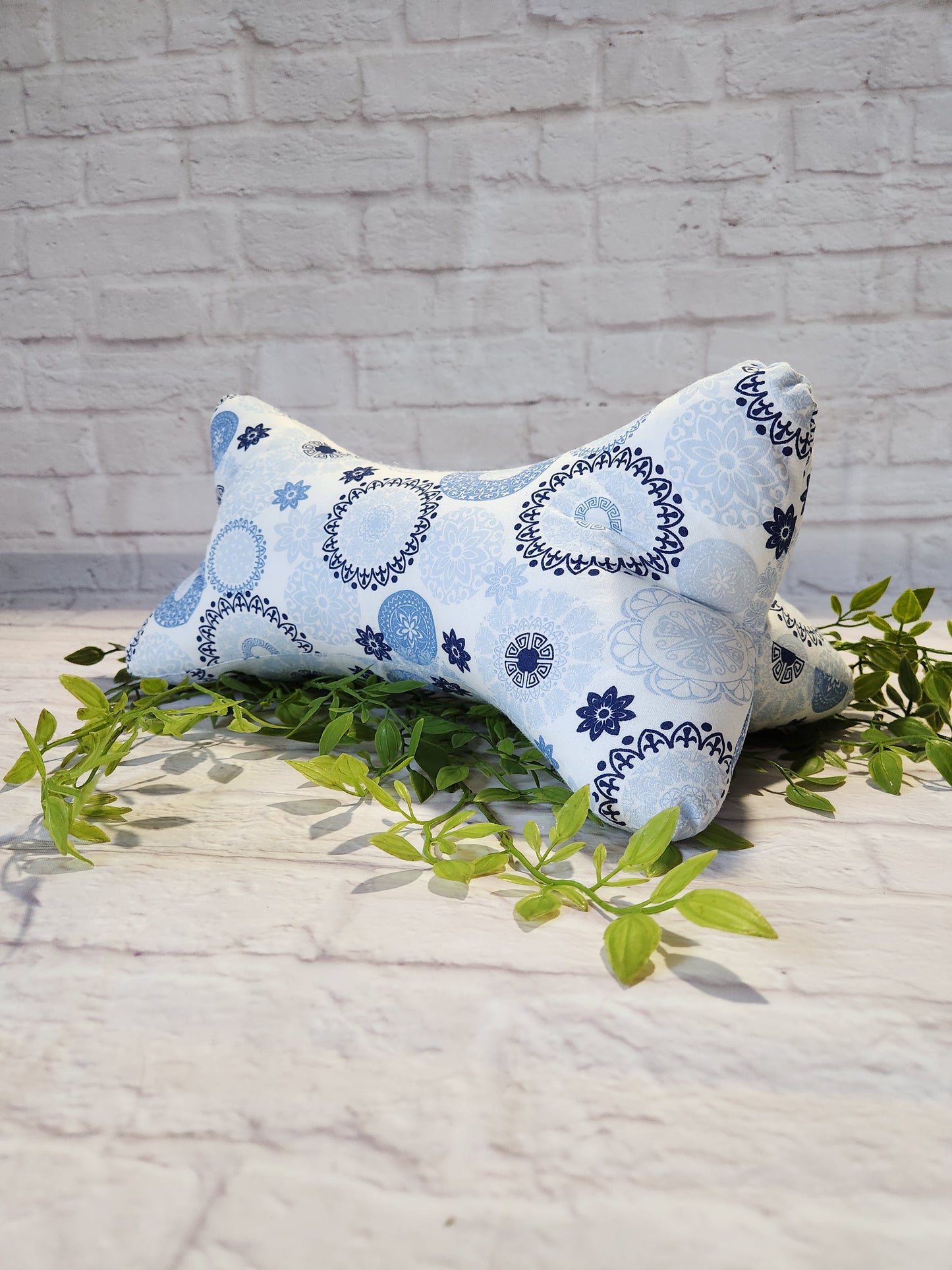 Leseknochen Mandala blau