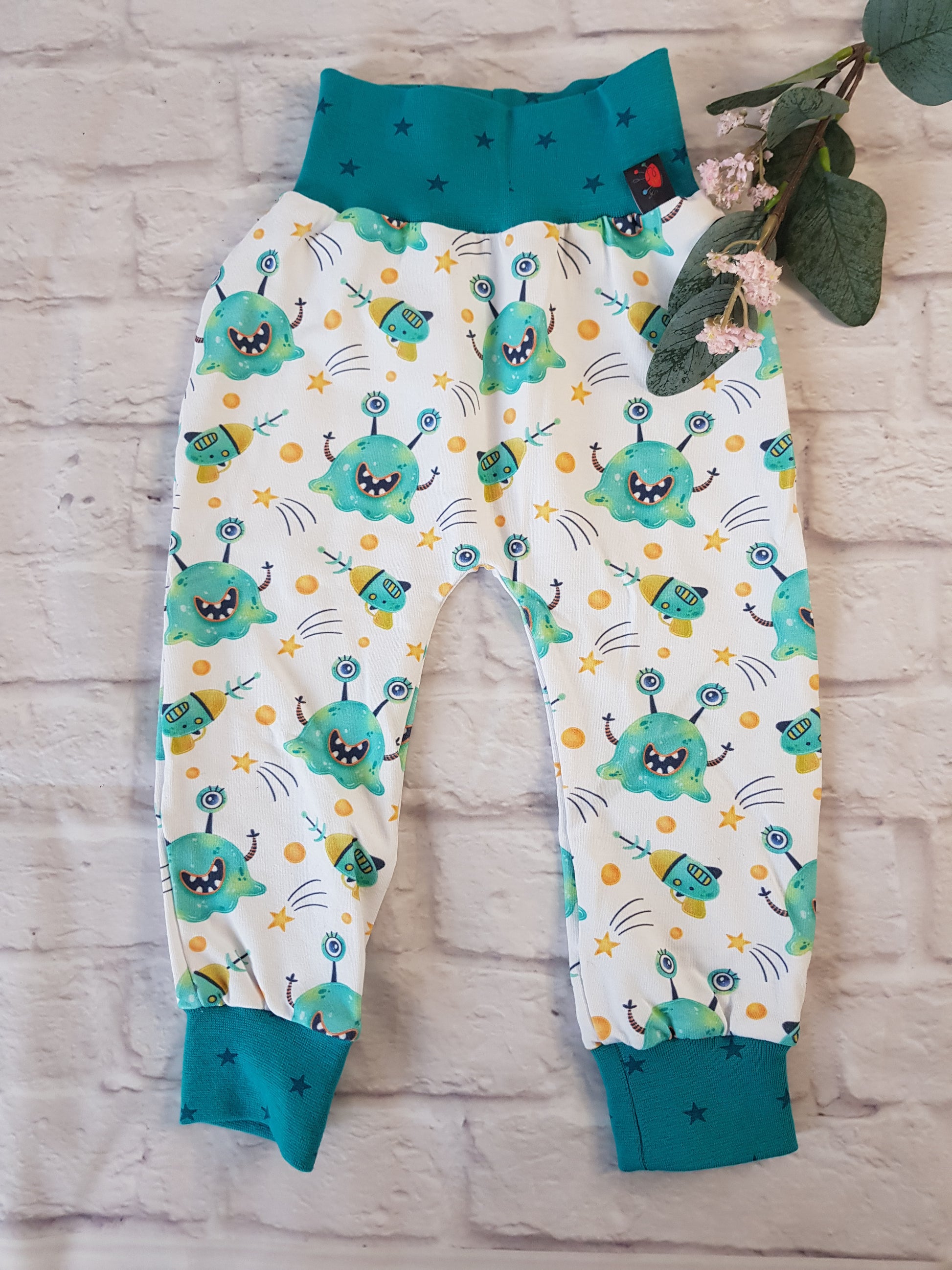 Pumphose aus Jersey mit Aliens