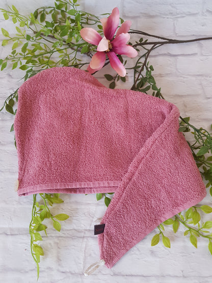 Turban Handtuch in beere liegend