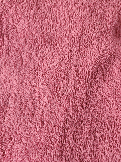 Turban Handtuch in beere Stoffdetail